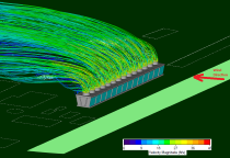 CFD model of cooling tower